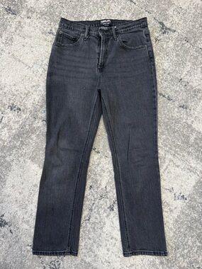 Kirkland Signature Women's Straight Leg Jeans — Black Wash